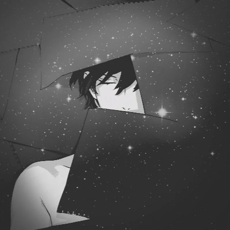 Ảnh anime nam buồn thể hiện nỗi cô đơn và tâm trạng sâu sắc