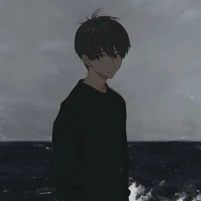 Hình nền anime nam buồn sẽ làm cho màn hình của bạn thêm phần ấn tượng