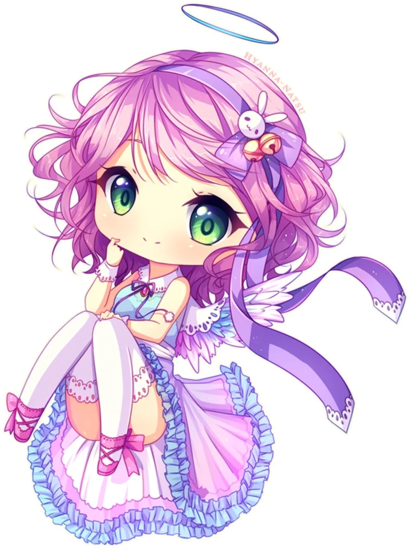 Hình ảnh chibi nữ cute mang đến sự tươi mới và đáng yêu