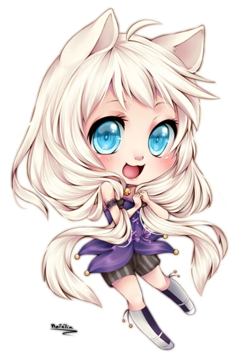 Ảnh chibi nữ cute là lựa chọn hoàn hảo cho fan yêu thích sự ngọt ngào