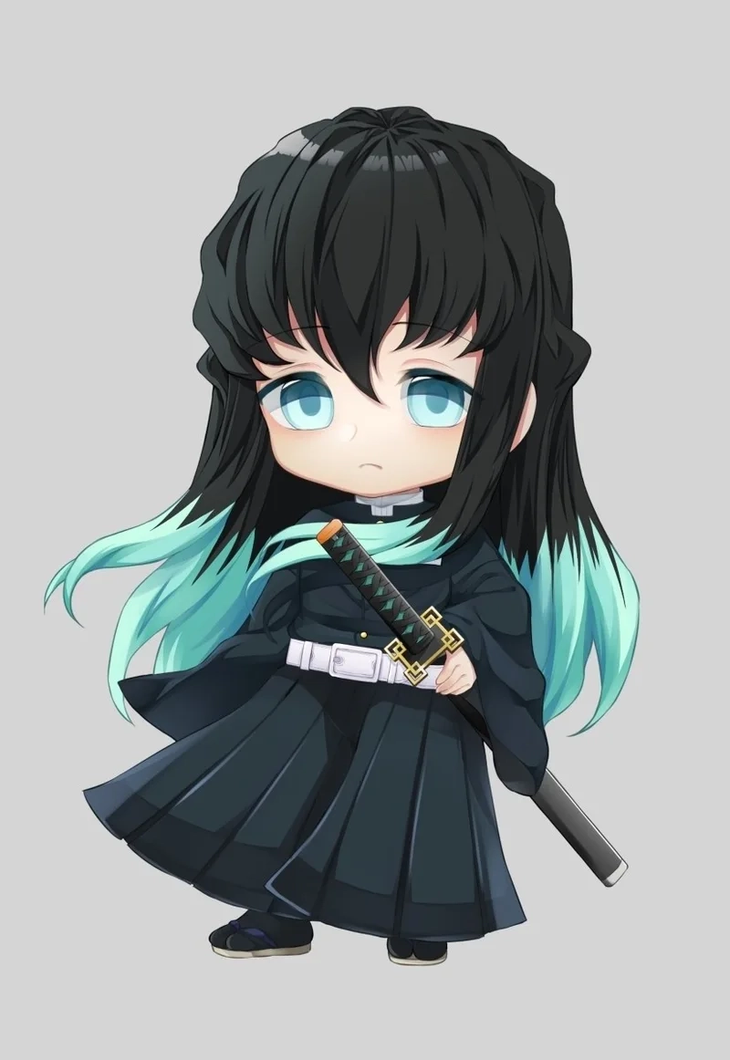 Muichiro Tokito chibi dễ thương đang chờ bạn khám phá