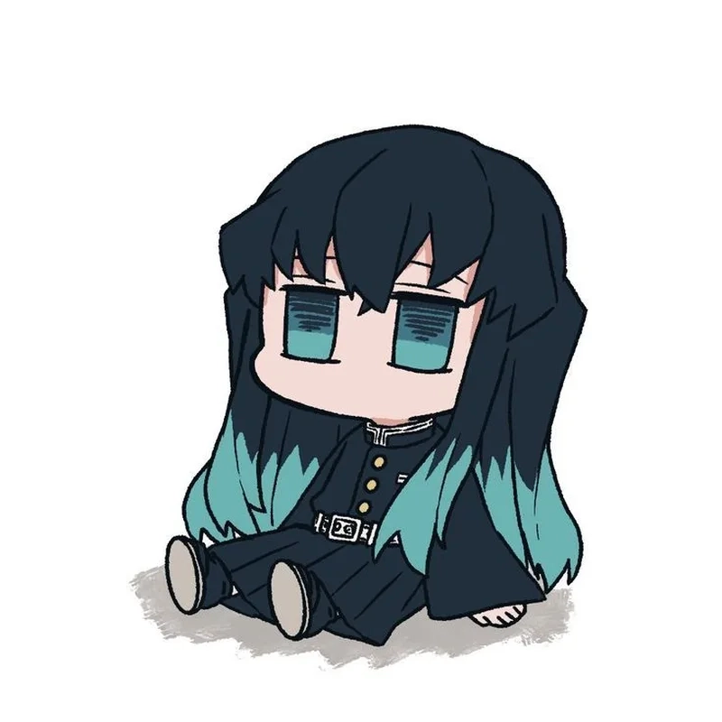 Chibi Muichiro Tokito thể hiện sự dễ thương không thể cưỡng lại