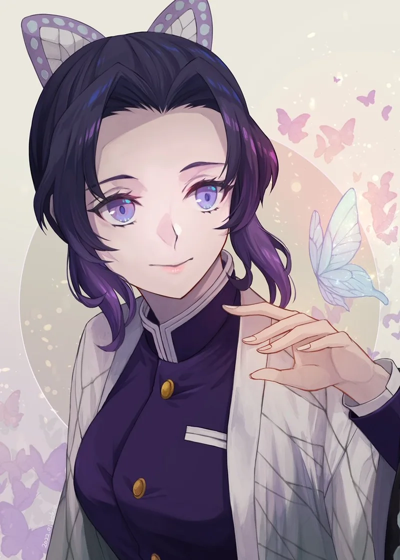 Ảnh Shinobu manga thể hiện vẻ đẹp và sự dễ thương của nhân vật