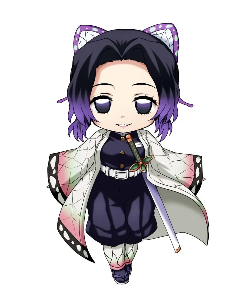 Ảnh Shinobu chibi cute là lựa chọn lý tưởng cho fan yêu thích chibi