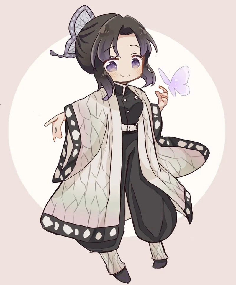 Kawaii Shinobu chibi là hình ảnh không thể thiếu trong bộ sưu tập