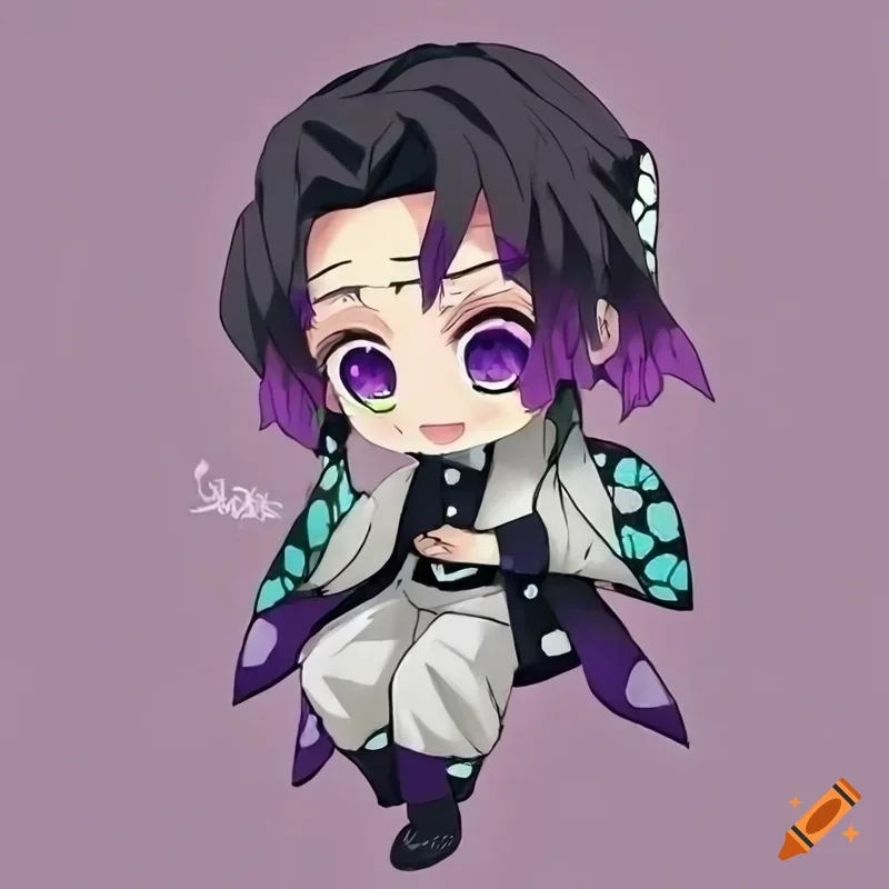 Hình Shinobu chibi cute sẽ làm bạn cảm thấy dễ chịu hơn