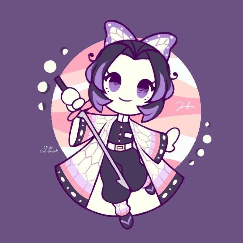 Anime chibi cute Shinobu chibi mang đến niềm vui cho người hâm mộ