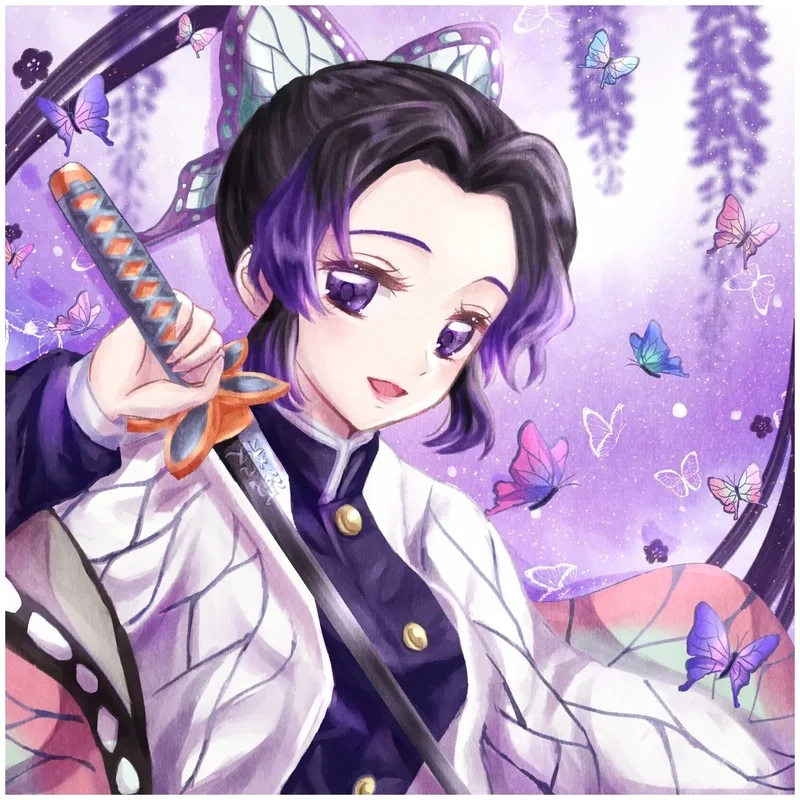 Ảnh Shinobu dễ thương sẽ làm bạn cảm thấy vui vẻ hơn