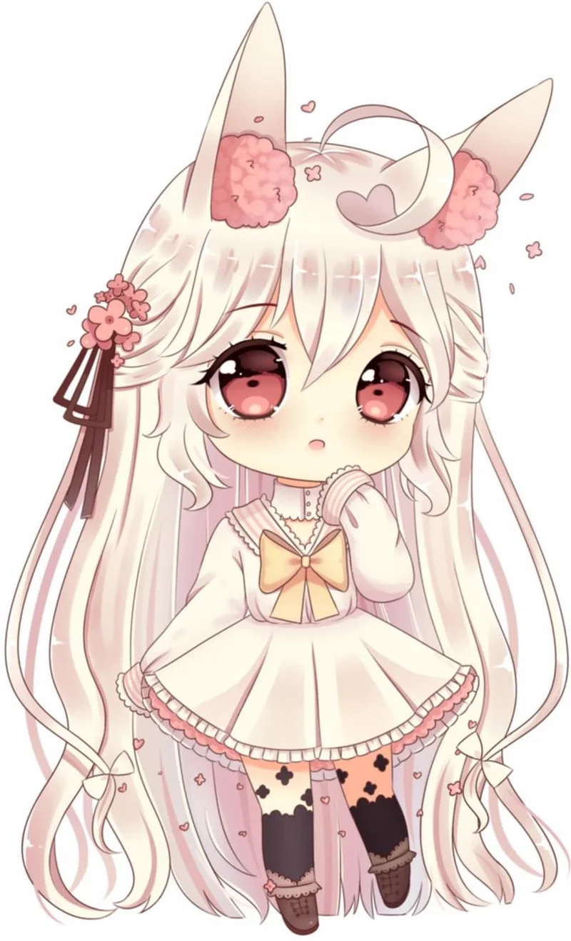 Anime chibi dễ thương là hình mẫu lý tưởng cho những ai yêu thích sự dễ thương