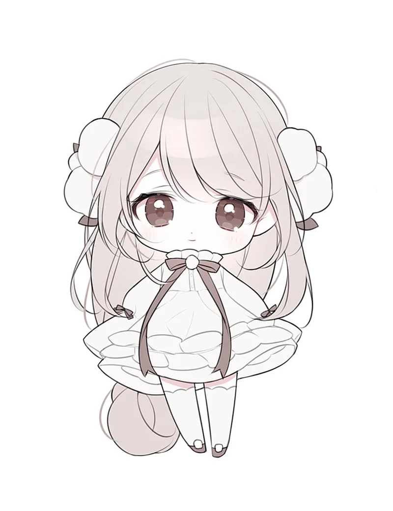 Anime nữ chibi cute mang đến những khoảnh khắc đáng yêu