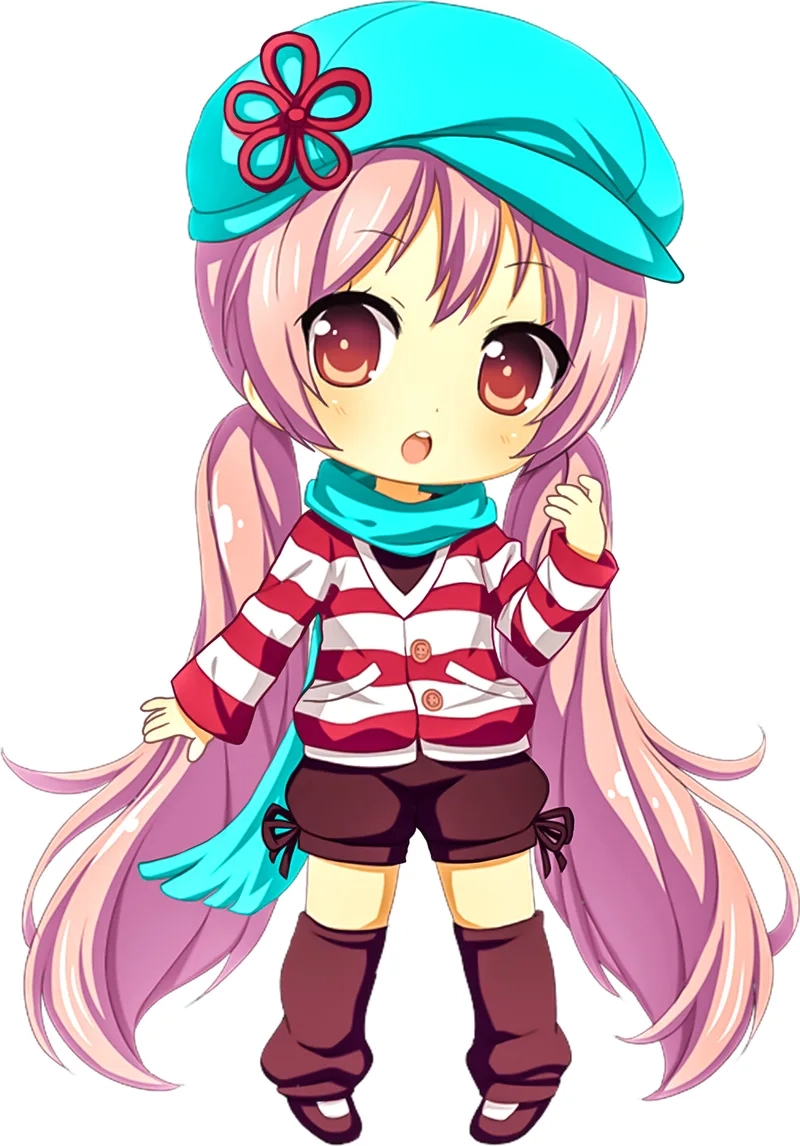 Ảnh anime nữ cute chibi sẽ làm bạn cảm thấy dễ chịu hơn