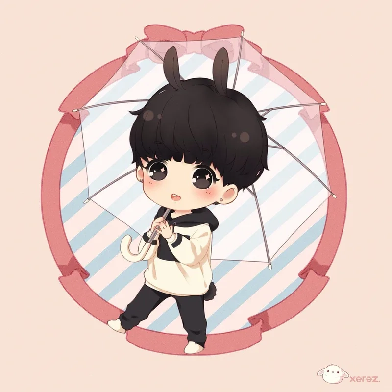 Avatar vô tri cute nam mang đến sự dễ thương cho người dùng