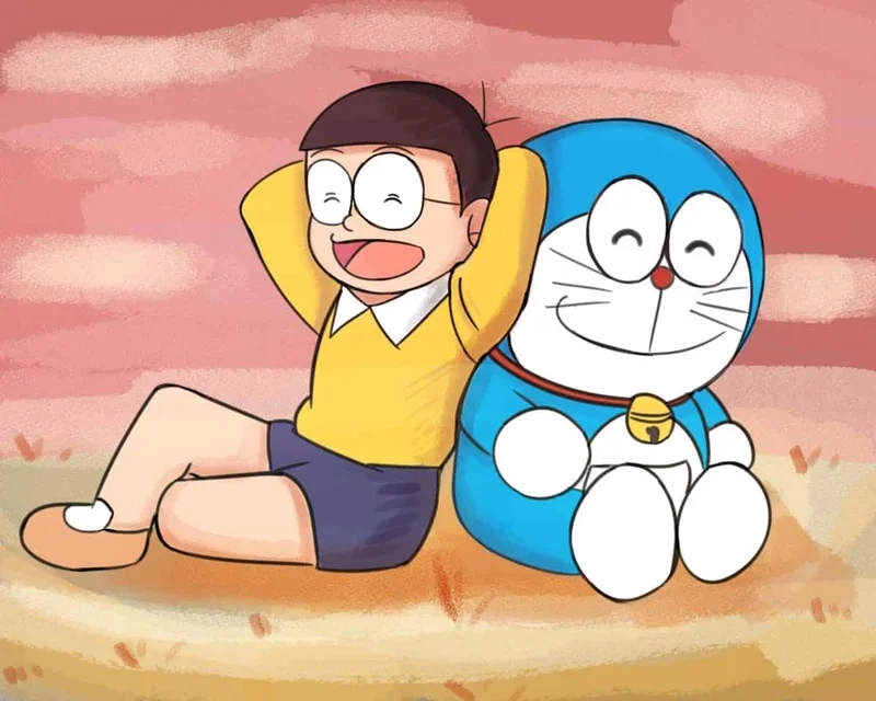 Tình bạn doraemon và nobita thể hiện sự gắn kết đáng quý