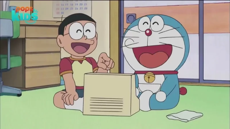 Doraemon và nobita doraemon thể hiện tình bạn đáng quý