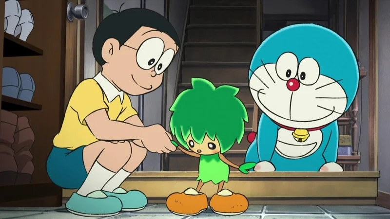 Doraemon và nobita gặp nhau mang đến sự hài hước và thú vị
