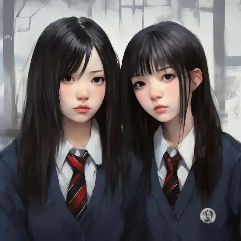 Ảnh 2 người anime thể hiện tình bạn và sự gắn kết