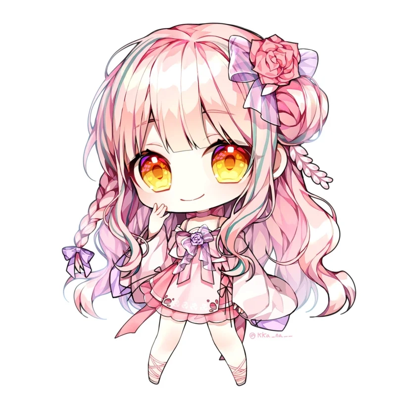 Hình ảnh chibi cute đơn giản sẽ làm cho bạn cảm thấy thoải mái