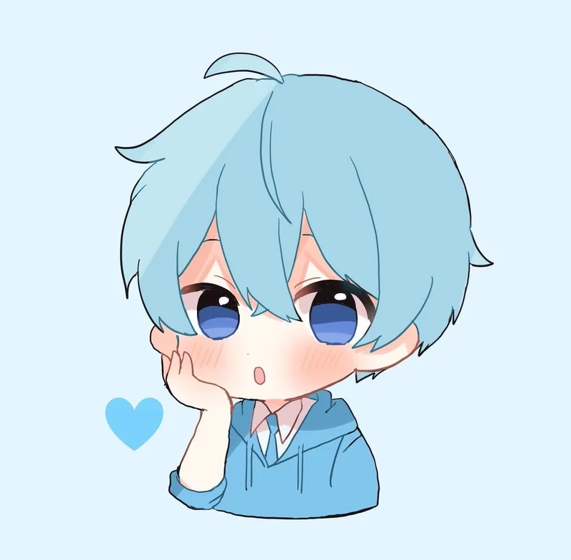 Hình chibi nam cute mang đến sự tươi mới và đáng yêu