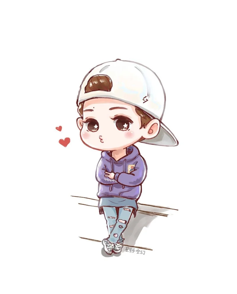 Anh chibi nam sẽ làm cho bạn cảm thấy thích thú