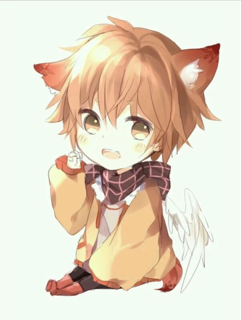 Ảnh nam chibi cute sẽ khiến bạn cảm thấy dễ thương hơn