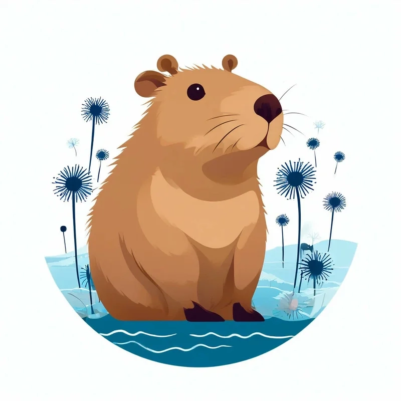Ảnh capybara sẽ khiến bạn cảm thấy vui vẻ và phấn khích