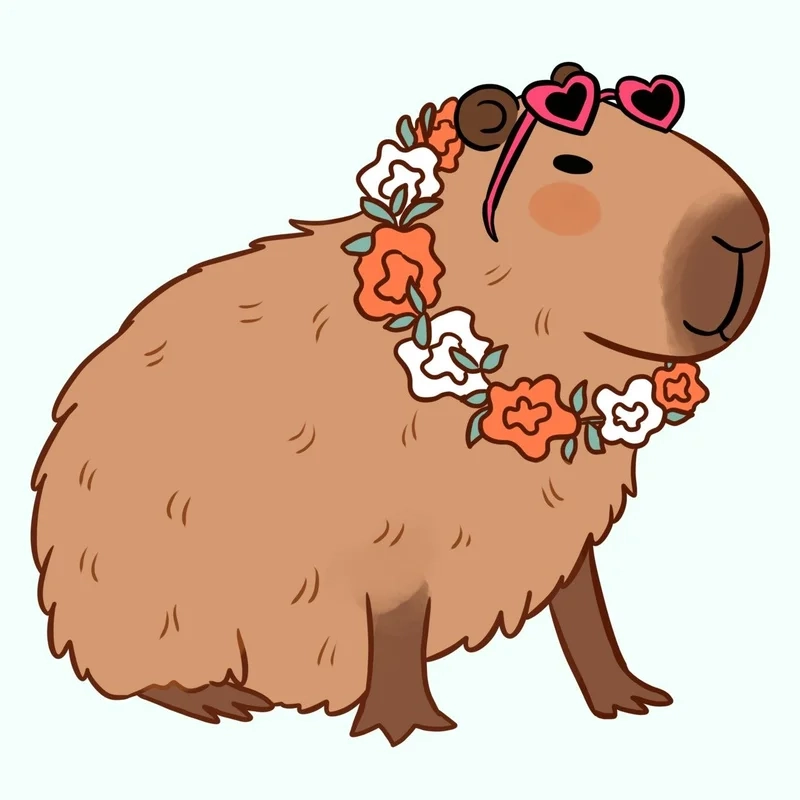Cute capybara pet mang đến sự vui nhộn và đáng yêu
