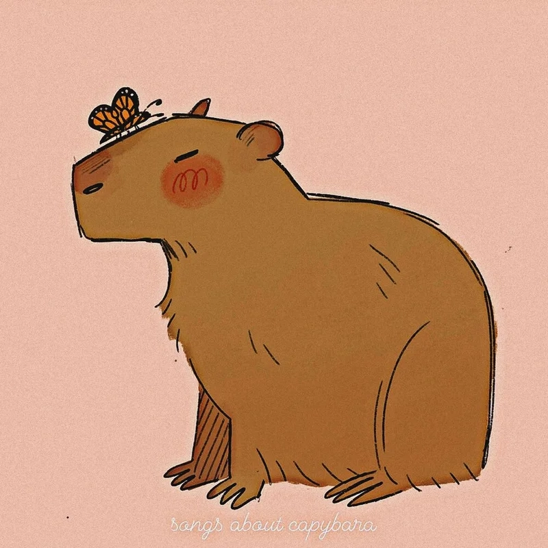 Hình nền đẹp 3D cute capybara sẽ làm cho bạn cảm thấy phấn khích