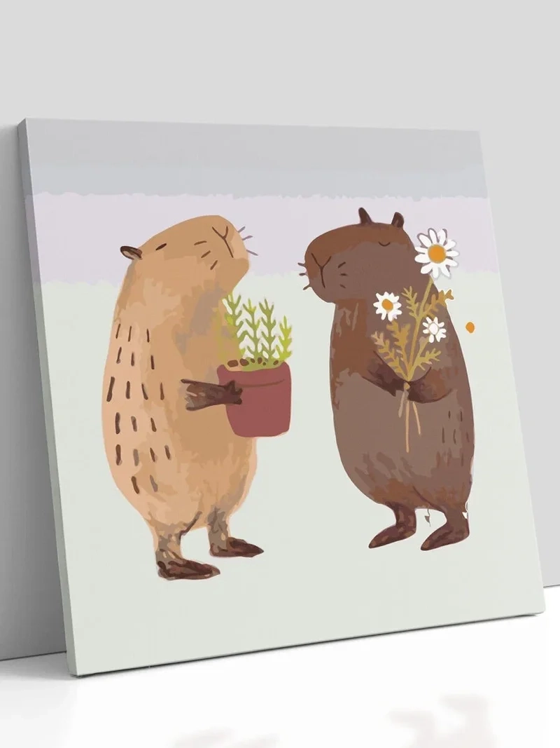 Hình nền máy tính đẹp cute capybara sẽ khiến bạn không thể rời mắt