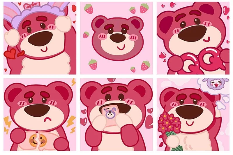 Hình cute gấu dâu sẽ làm cho bạn cảm thấy vui vẻ hơn