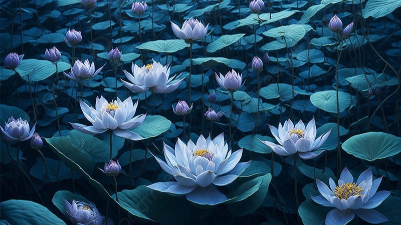 Thêm nét huyền bí qua avatar hoa sen đen tinh tế