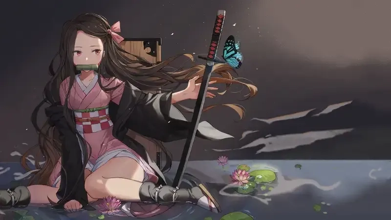 Sáng tạo avatar đôi zenitsu và nezuko cực dễ thương
