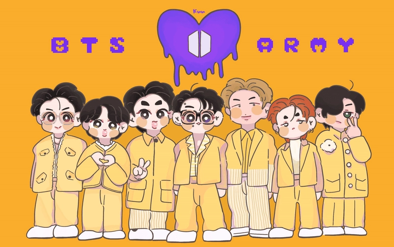 Hướng dẫn vẽ chibi bts đơn giản mà đẹp mắt