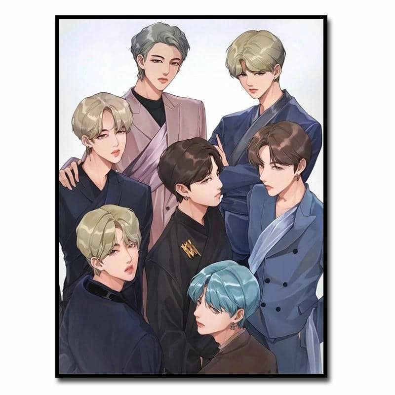 Thử tay với vẽ bts chibi cute cho fan sáng tạo