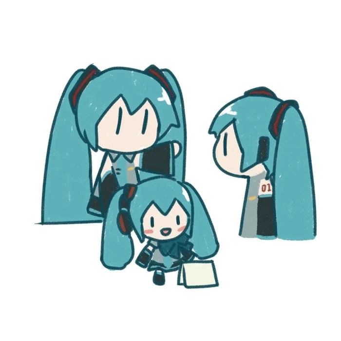 Học vẽ miku anime chibi cute dễ vẽ nhanh chóng dễ hiểu