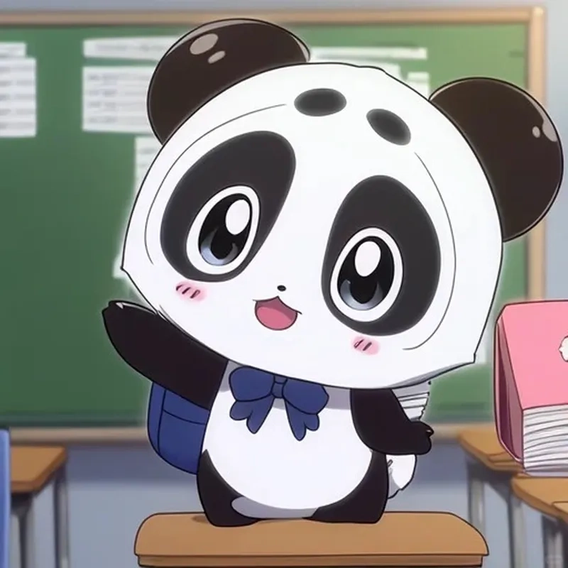 Hình gấu trúc chibi cute hợp mọi phong cách