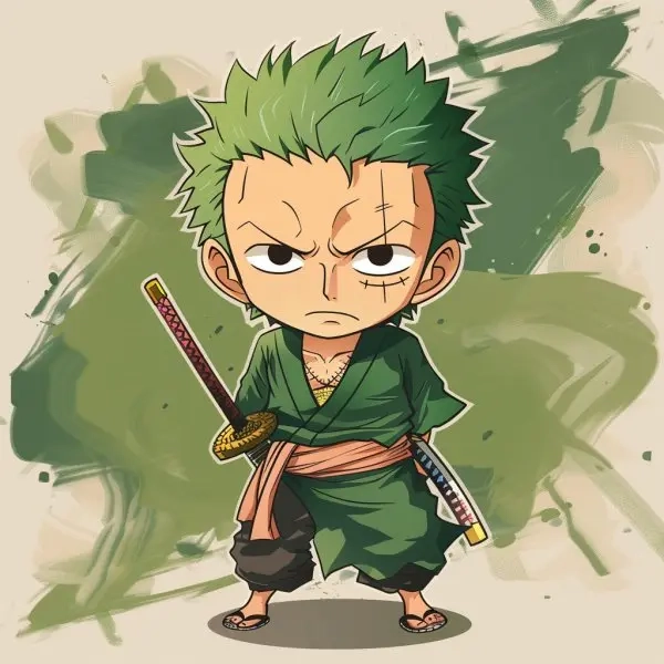 Thỏa sức sáng tạo với zoro chibi đầy phong cách ngầu