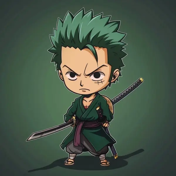 Chiêm ngưỡng zoro chibi cute siêu xinh và ngầu mê người