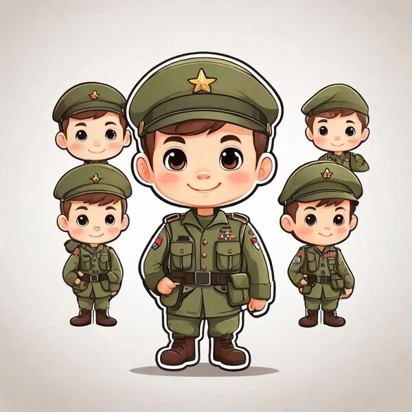 Sáng tạo và gần gũi qua từng chi tiết hình chibi bộ đội