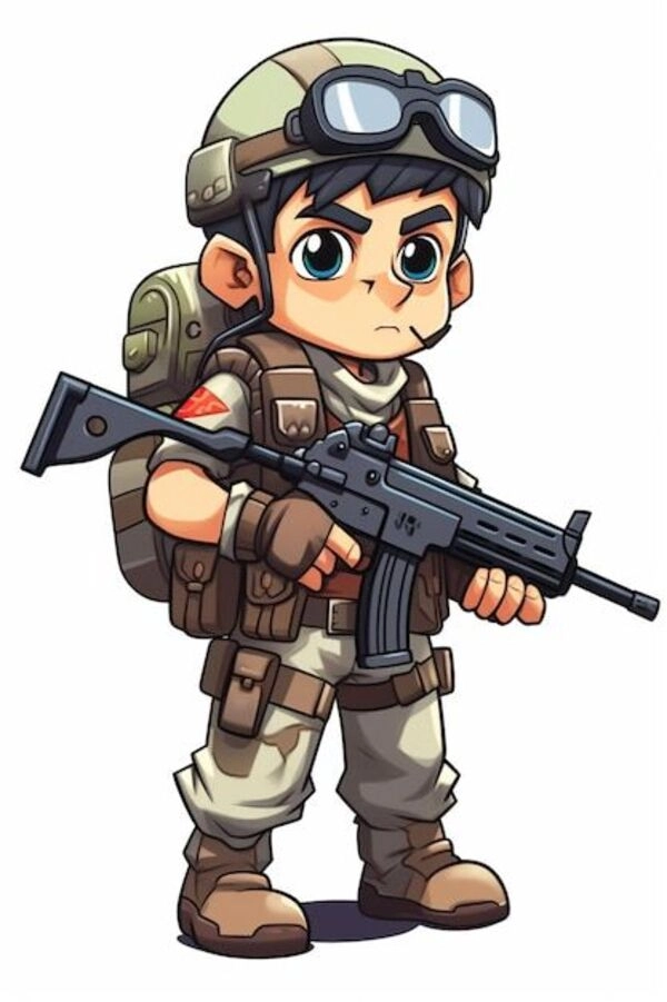 Sưu tầm những hình ảnh chú bộ đội chibi đáng nhớ