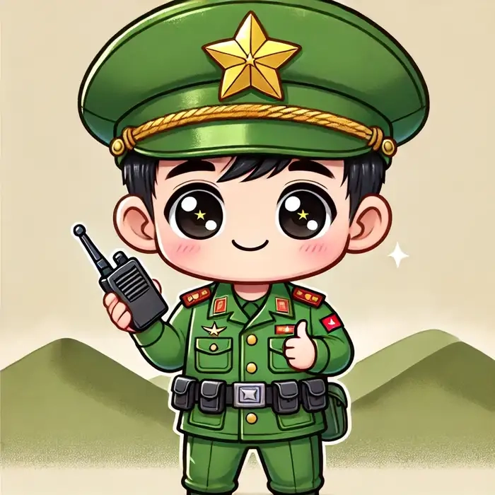 Thưởng thức bộ sưu tập hình ảnh chú bộ đội chibi sống động