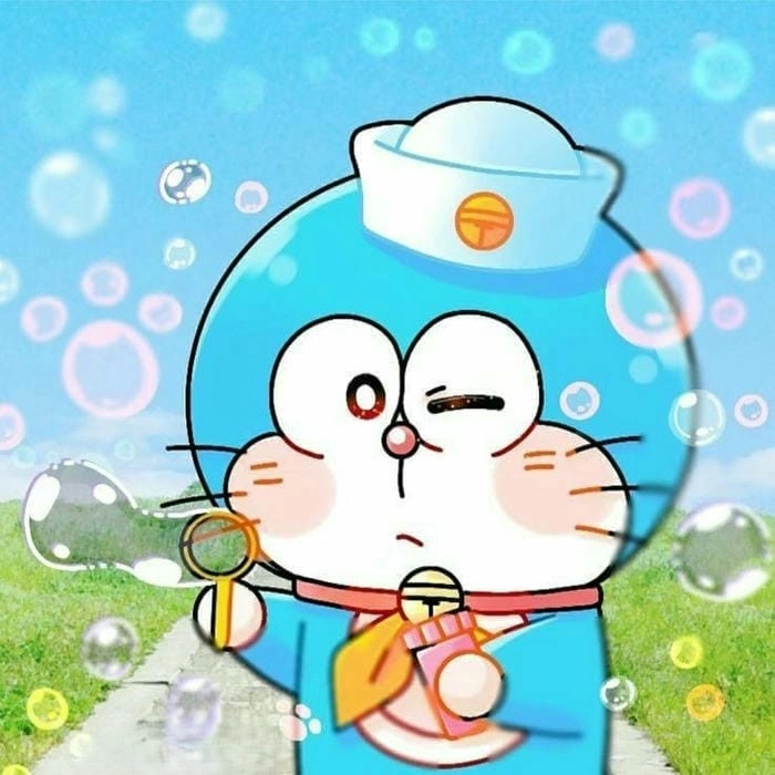 Hình doraemon chibi dễ thương tạo cảm giác vui