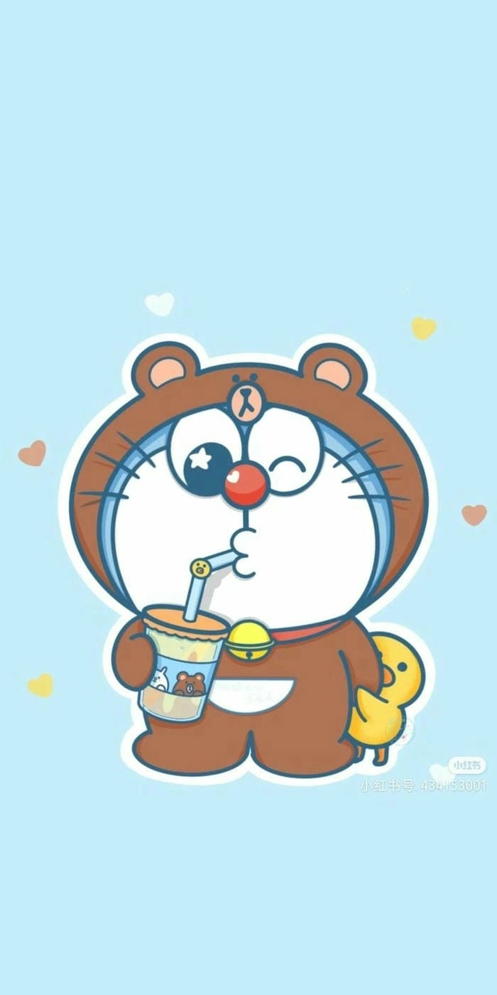 Ảnh chibi doremon cute mang phong cách ngọt ngào