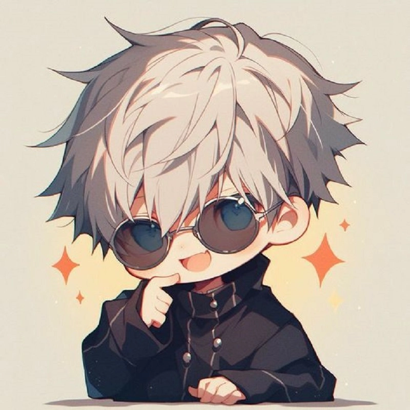 Lưu lại hình gojo chibi độc đáo cho máy tính