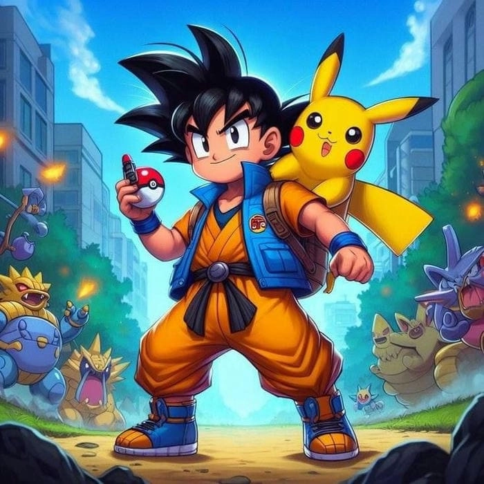 Tải ngay ảnh goku chibi siêu dễ thương