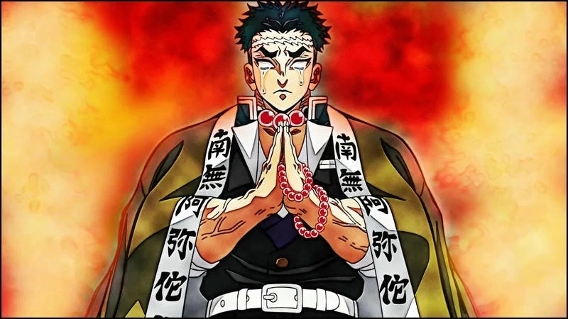 Những khoảnh khắc xúc động khi gyomei chết trong truyện