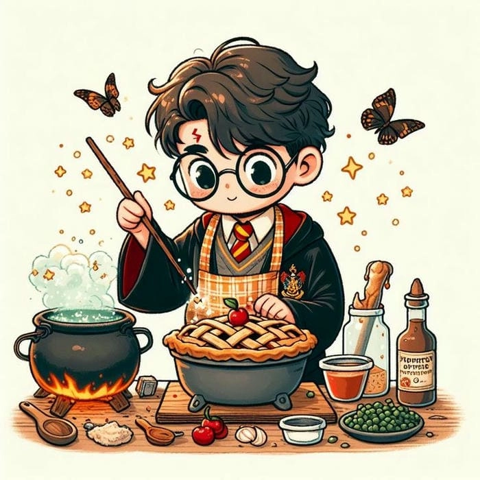 Thỏa sức sáng tạo với chibi harry potter cực cute