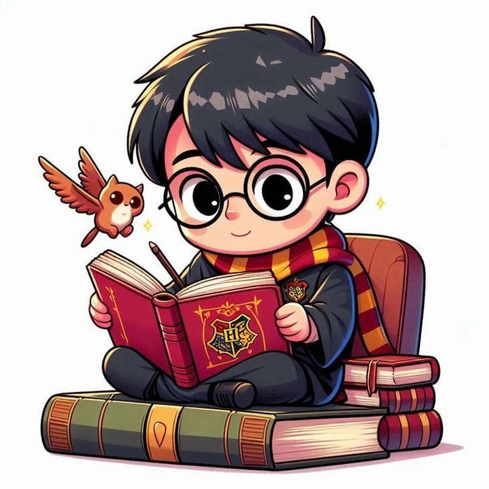 Hướng dẫn chi tiết vẽ harry potter chibi tại nhà