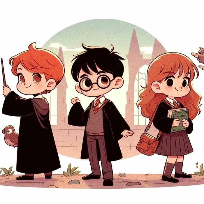 Ngắm nhìn hình ảnh harry potter chibi cute đáng yêu