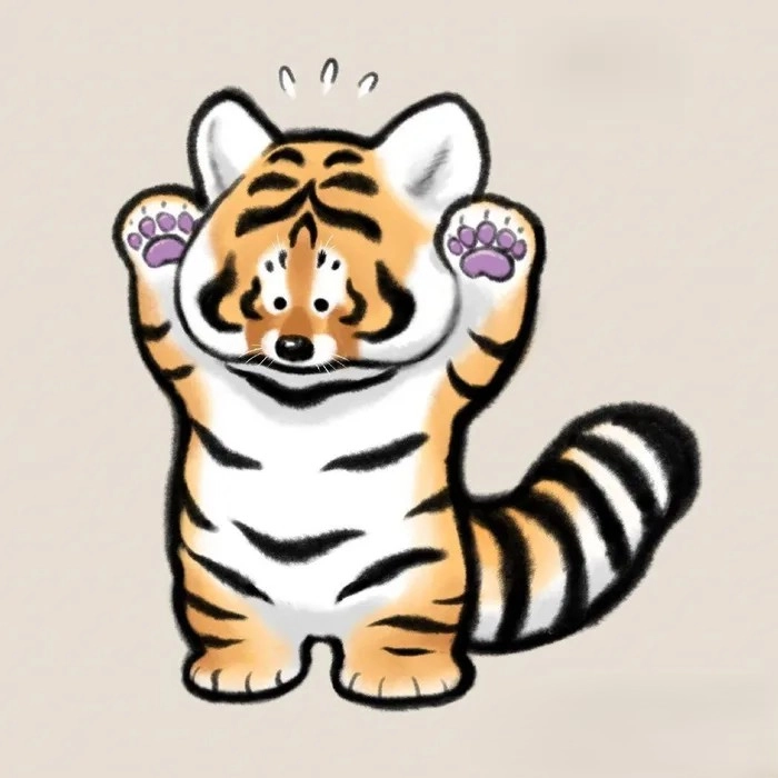 Xem ngay hình hổ mập chibi cute và vui nhộn