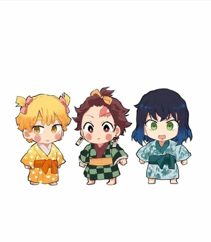 Ngắm chibi inosuke với biểu cảm ngộ nghĩnh
